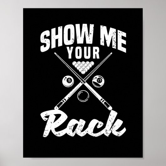 プールおもしろいビリヤード選手スヌークスポーツ ポスター (正面)