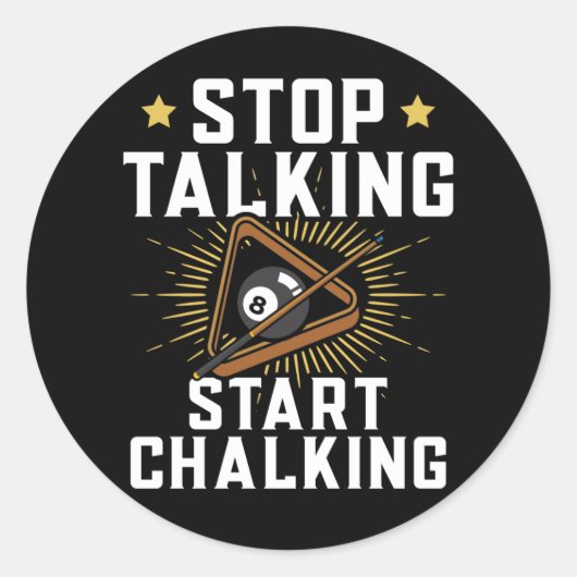 プールおもしろいプレイヤー引用文ビラードスポーツ ラウンドシール (正面)