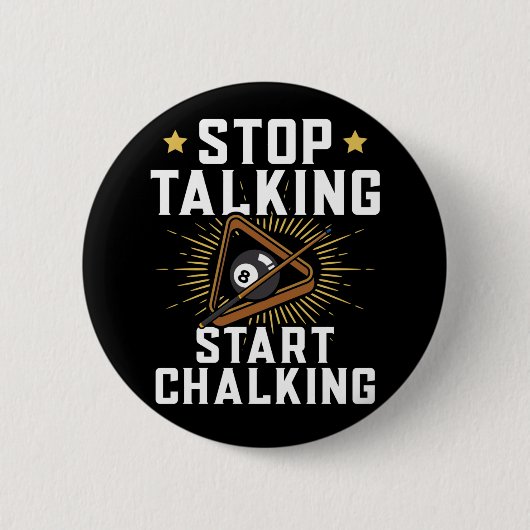 プールおもしろいプレイヤー引用文ビラードスポーツ 缶バッジ (正面)