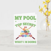 プールおもしろいプレイヤーMy Pool Technique Is Top Secret カード (黄色い花)