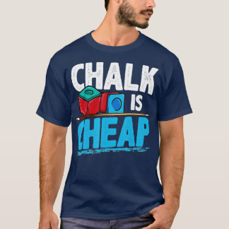 プールおもしろいホールビリヤードSnookerチョークは安いJ Tシャツ