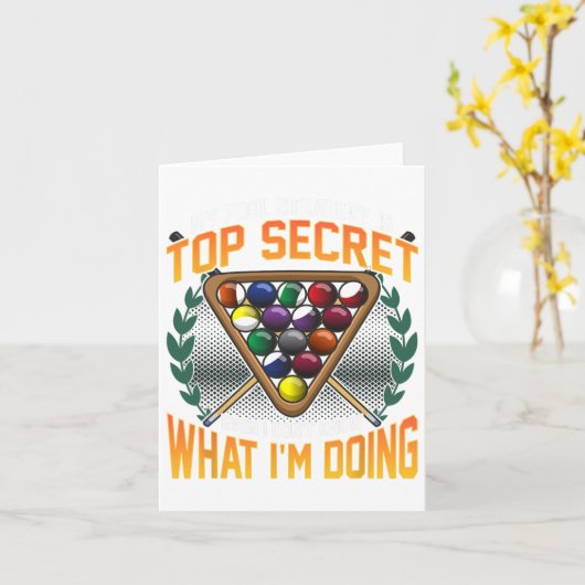 プールおもしろい戦略の冗談が私が何をしているか分からないB カード (黄色い花)