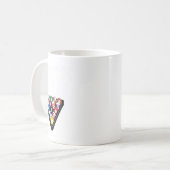 プールおもしろい支払者ギフト素敵なラックシャツアートプールBi コーヒーマグカップ (正面左)