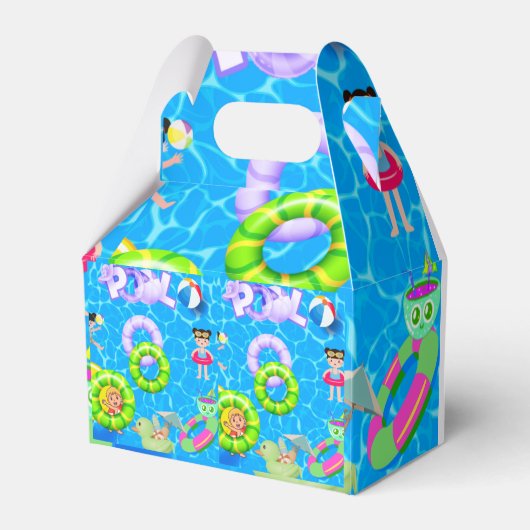 プールおもしろい遊と誕生日 フェイバーボックス (正面サイド)