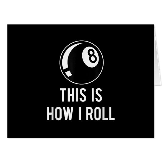 プールおもしろい選手のためのビリヤードデザインレトロ8 Ba (正面横)