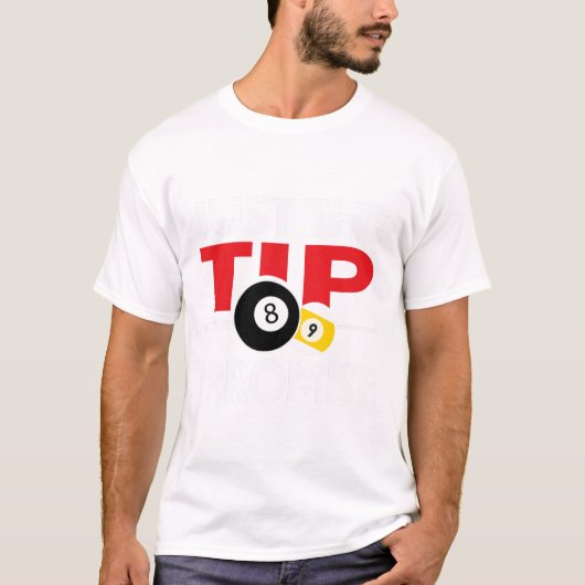 プールおもしろい選手ビリヤードTシャツI Tシャツ (正面)