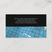 プールおよびスパ会社 名刺 (裏面)