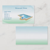 プールおよびスパ 名刺 (正面/裏面)