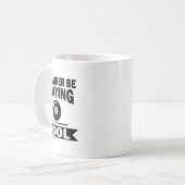 プールが好きな人へ 面白 ビリヤード プール Pla コーヒーマグカップ (正面左)