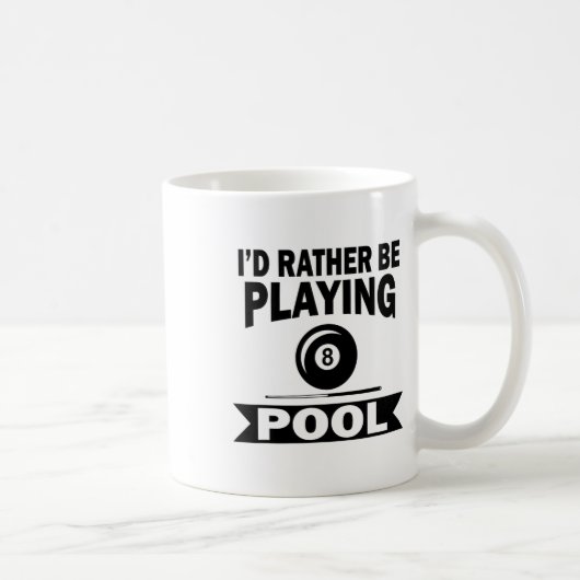 プールが好きな人へ 面白 ビリヤード プール Pla コーヒーマグカップ (右)