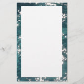 プールきらめく水の背景 便箋 (正面)