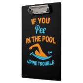 プールでおしっこするスイマー クリップボード (左)