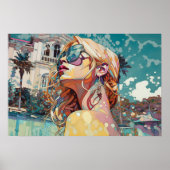 プールでのレイチェルの日 ポスター (正面)