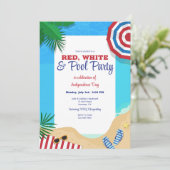 プールでの夏の招待状 招待状 (スタンド正面)