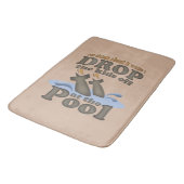 プールで子供を落として下さい バスマット (アングル)