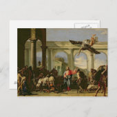 プールで麻痺を癒すイエス ポストカード (正面/裏面)