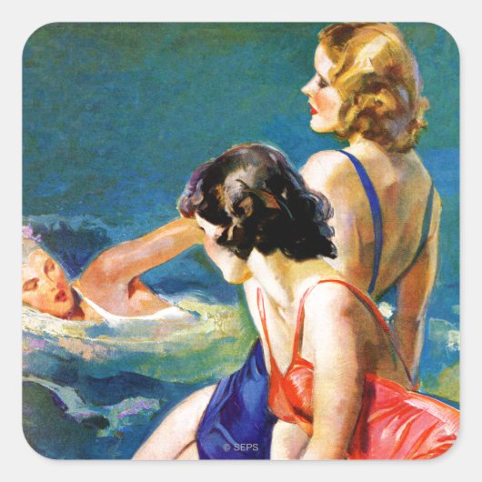 プールで スクエアシール (正面)