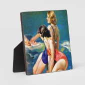 プールで フォトプラーク (正面)