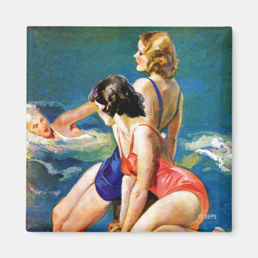 プールで マグネット (正面)