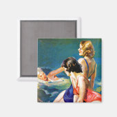 プールで マグネット (正面/裏面)