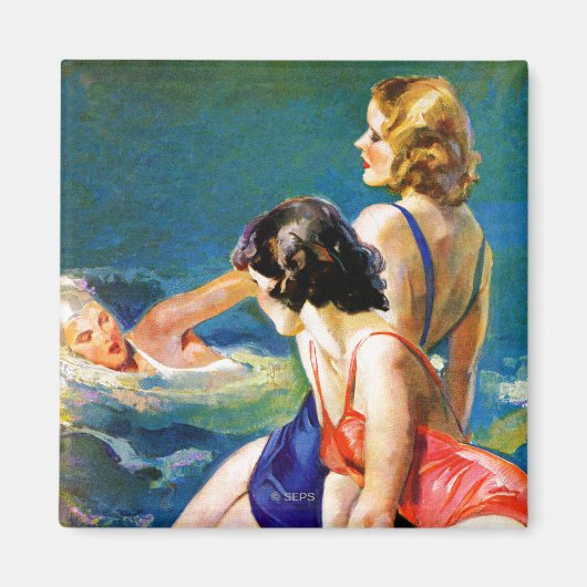 プールで マグネット (正面)