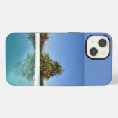 プールとヤシの木 iPhoneケース iPhone 13ケース (裏面横)