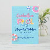 プールとBBQの卒業パーティー 招待状 (スタンド正面)