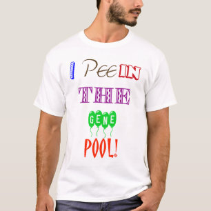 プールに入る Tシャツ
