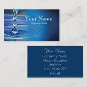 プールに流れる低下に水をまいて下さい 名刺 (正面/裏面)