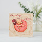 プールのおもしろい 招待状 (スタンド正面)