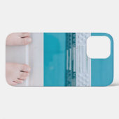 プールのはしごに立つ人 Case-Mate iPhoneケース (裏面 (横))