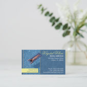 プールのサービス業カード 名刺 (スタンド正面)