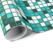 プールのタイル ラッピングペーパー (ロールコーナー)