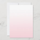 プールのパーティの招待状のフラミンゴの熱帯パイナップル 招待状 (裏面)