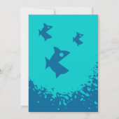 プールのパーティの招待状|のカスタムの招待 招待状 (裏面)