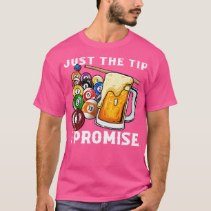 プールのビリヤードを約束すおもしろいるチップ8 Tシャツ