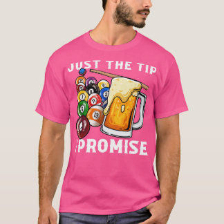 プールのビリヤードを約束すおもしろいるチップ8 Tシャツ