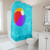 プールのビーチボール シャワーカーテン (インサイチュ)