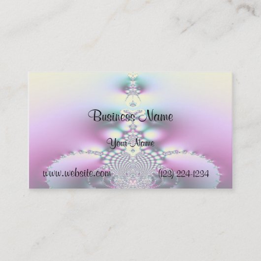 プールのフラクタル 名刺 (正面)