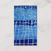 プールの会社のテンプレートの名刺 名刺 (裏面)