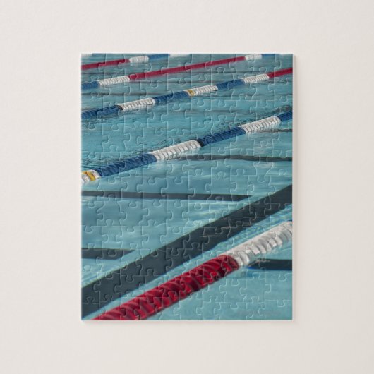 プールの作成のプラスチック分離器 ジグソーパズル (縦)