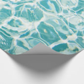 プールの写真のラッピングペーパー ラッピングペーパー (角)