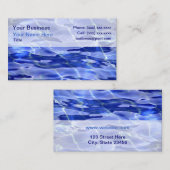 プールの名刺 名刺 (正面/裏面)