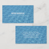 プールの名刺 名刺 (正面/裏面)