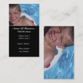 プールの名刺 名刺 (正面/裏面)