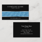 プールの名刺 名刺 (正面/裏面)