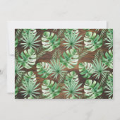 プールの夏のシャワーでパーティーを行う前に 招待状 (裏面)