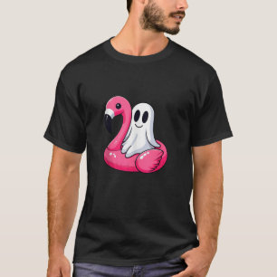 プールの夏のハーフおもしろいに不気味幽霊 Tシャツ