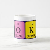 プールの定期的なテーブル名mag コーヒーマグカップ (中央)