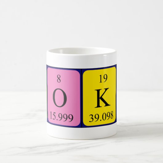 プールの定期的なテーブル名mag コーヒーマグカップ (中央)